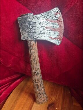 Halloween Kill Count Bloody Ax Prop Cosplay 18" Horror Costume Accessory Plastic